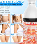 Connova Lym-Phatic Dr-Ainage Massager -Body Scul-Pting Machine With 30-Level Micro-Current Light Heat & Vib-Ration For Legs Arms & Belly Body Helps Reduce Str-Etch Marks & Cell-Ulite