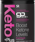 Keto PlusA Exogenous Ketones with goBHBA 30 Servings Keto Electrolyte Powder for Hydration Energy Focus Ketosis Keto Vegan Friendly Fruit Punch