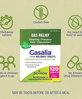 Boiron Gasalia Tablets For Relief From Gas Pressure Abdominal Pain Bloating And Discomfort 60 Count