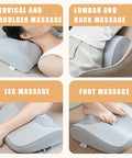 Back Massager Pillow With Heat And Deep Tissue Kneading For Body Pain Relief, Which Can Relax Waist, Shoulder And Foot, Easily Relieve Pressure At Home