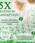 Nad+ Supplement 910Mg- Liposomal Nicotinamide Riboside (Nr) And Resveratrol Quercetin - Natural Nad Supplement, Support Energy And Dna Repair, Longevity, Anti Aging And Cellular Health (120 Capsules)