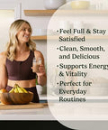 Vitahustle One Superfood Lean Protein â€“ All-In-One Nutrition Shake With Glp-1 Support 10G Plant Protein Ashwagandha Multivitamins & Postbiotics â€“ French Vanilla 15 Servings