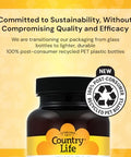 Country Life Vitamin D3 10000 IU High Potency NonFish Source Bone and Immune Support Certified GlutenFree 200 Softgels