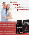 Nutrachamps Korean Ginseng Capsules And Ashwagandha Capsules 2 Pack Bundle