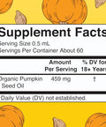 Maryruth's Organics Pumpkin Seed Oil Cold Pressed 60 Servings