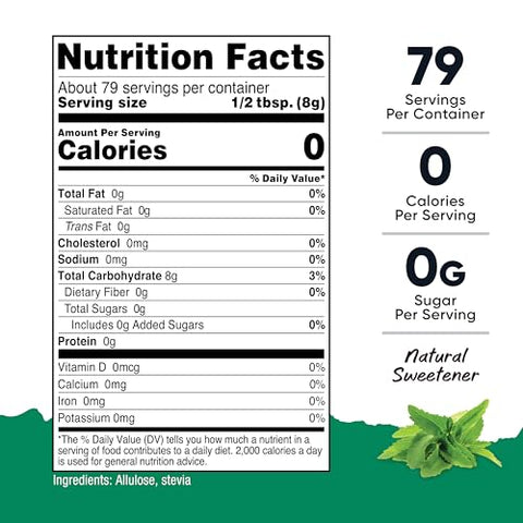 Nutricost Pantry Stevia With Allulose (1.4 Pound) Natural Sweetener GlutenFree GMOFree