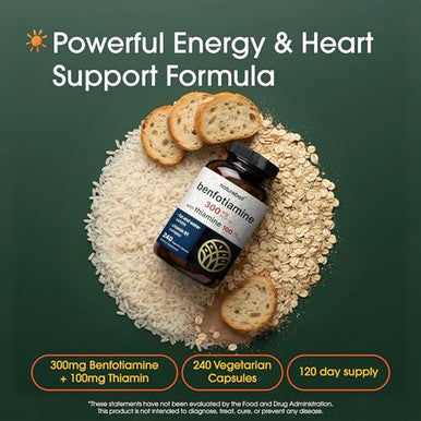 Naturebell Benfotiamine With Thiamine 300Mg