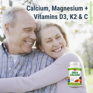 Olympian Labs Calcium Plus Magnesium Formulated With Vitamin C K2 & D3 100 Tablets Supporting Healthy Bones & Teeth