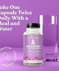 Eu Natural Nourish Lactation Supplement - Postpartum Support For Healthy Milk Flow & Production - Fenugreek Capsules For Women With Milk Thistle, Fennel Seed & Organic Moringa, 60 Vegan Soft Capsules
