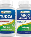 Best Naturals Tudca 250Mg & Vitamin K2 (Mk7) With D3