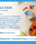 Doctor'S Best Lutein Featuring Lutemax Nongmo Gluten Eye Health 20 Mg 60 Softgels