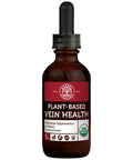 Global Healing Plant-Based Vein Health & Iron Health Kit - Liquid Drops for Blood Flow & Vein Circulation and Vegan Supplement for Blood Support, Natural Energy & Brain Health - 2 Fl Oz & 60 Capsules