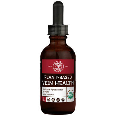 Global Healing Plant-Based Vein Health & Iron Health Kit - Liquid Drops for Blood Flow & Vein Circulation and Vegan Supplement for Blood Support, Natural Energy & Brain Health - 2 Fl Oz & 60 Capsules