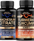Magnesium Citrate and Turmeric Curcumin Capsules