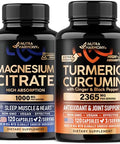 Nutraharmony Magnesium Citrate & Turmeric Curcumin Capsules