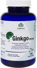 Nadhara Ginkgo Biloba 120mg Capsules, promotes healthy blood flow to the brain while also acting as an antioxidant. Helps Enhance Cognitive Function and Memory, 100 Capsules