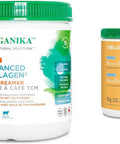Organika Enhanced Collagen Boost With Mct Oil Powder And Vanilla - 150G & Chicken Bone Broth Powder- Range And Vegetarian Fed Chickens- Keto Friendly, High Protein And Mineral Content- 300G