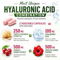 Hcl Herbal Code Labs Natural Hyaluronic Acid Supplement 5X Stronger Hydration Pills From Pure