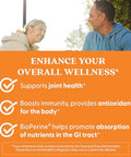 Doctor's Best Turmeric Curcumin Supplement For Men & Women 120 Veg Capsules 1000Mg