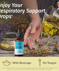 Herbamama Liquid Drops Kit - Bundle Of Lobelia Extract & Black Elderberry Tincture 2 Fl Oz - Vegan Non Gmo Sugar & Alcohol- - 2 Pack