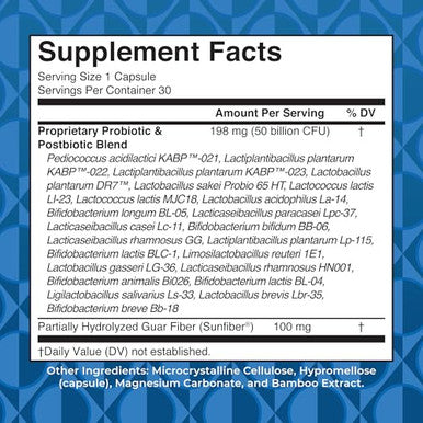 Maryruth's 3 In 1 Probiotics For Digestive Health 30 Servings