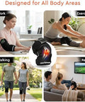 Nourish Nest Knee Massager With Heat And Red Light Cordless Heated Knee Brace With 3 Heat/3 Vibration/5 Light Levels Red Lights With 660Nm & 850Nm 5000Mah Massager For Knee Elbow Shoulder