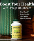 Greens First Omega3 Optimize Daily Supplement Ultrapure Potent Marine Oil For Heart Brain & Joint Health High Epa/Dha Immune Support 850Mg (120 Softgels)