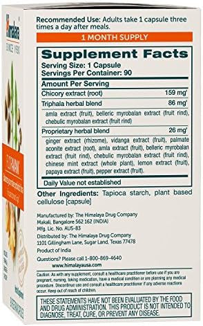 Himalaya Floravani Balances Your Probiotic Flora For Digestion Gas Nausea & Heartburn Relief 271 Mg 90 Capsules 1 Month Supply