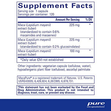 Pure Encapsulations Maca3 120 caps