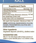 Secrets of the Tribe Kale Tincture Alcohol-Free Extract, Wildcrafted Kale (Brassica oleracea VAR Acephala) Dried Leaf (4 Fl Oz)
