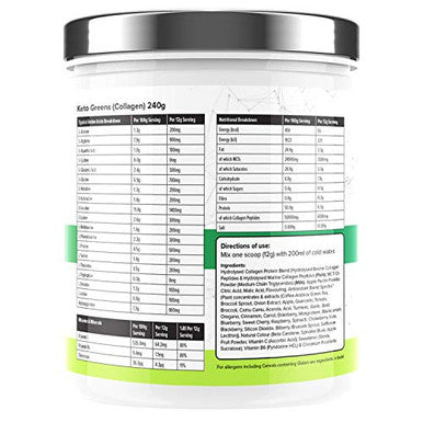 K-Gen Keto Greens (Collagen) Apple 240g