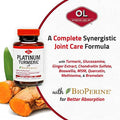 Olympian Labs Platinum Turmeric Formulated With Glucosamine Chrondroitin Msm & Bioperine For Maximum Joint Health 60 Capsules