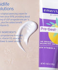 Emerita By Lifeflo Progest Balancing Cream With Vitamin D Progesterone Cream For Women The Original Balancing Cream With Usp Progesterone From Wild Yam 60Day Fragrance 4Oz