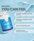 Nbpure Mago7 - Natural Colon Cleanse & Detox - Occasional Constipation Relief, Stool Softening, & Bloating Support For Men & Women - Ozonated Magnesium Oxide, 30 Capsules
