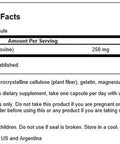 Swanson Raw Lung Glandular 250 Milligrams 60 Capsules