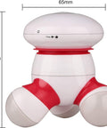 Cotsoco Handheld Massager Mini Portable Vibrating Body Massager With Led Light For Hand Head Neck Back Legs Arms Pain Release, Battery Operated, Easy Hand Grip