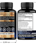 Nutraharmony Sleeping Pills For Adults 550Mg - Melatonin 3Mg Valerian Root For Sleep L-Theanine Magnesium - Natural Sleep Aid Supplement - Non-Habit Forming Rest Support - Made In Usa - 1/Day 2 Month Supply