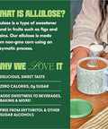 Whole Earth Stevia, Monk Fruit & Allulose 40ct Packets, Zero Calorie Sugar Substitute, Keto-Friendly, Non-GMO, No Erythritol, Erythritol-Free, 40 Count, 12-Pack