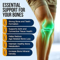 Nature's Nectar Bone and Joint Supplements for Men and Women Supports Bone Health Strength and Growth with Calcium Vitamin D Magnesium and Strontium Bone Builder Formula for Maximum Absorption 90 Caps
