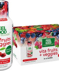 Feel Good Superfoods Vita Fruits And Veggies Immune Support Shot Supplements Fruit Punch Flavor Pack Of 10 Immunity Shots Immune System Booster Drink Made With 25 Organic Fruit & Vegetables