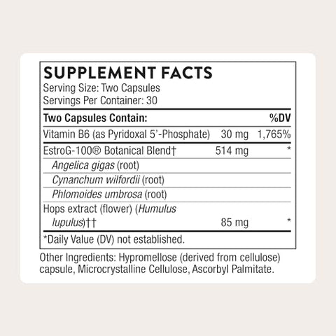 Thorne - Perimenopause Complete - Supports Mood Balance & Restful Sleep - Relief From Hot Flashes Night Sweats & Vaginal Dryness - Contains Herbal Ingredients - Nsf Certified For Sport 60 Capsules