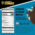 Honey Stinger Energy Waffle Variety Pack ÃƒÂ¢Ã¢â€šÂ¬Ã¢â‚¬Å“ 12 Count | Organic Honey Waffles, Vanilla, Cookies & Cream Peanut Butter Strawberry & Chocolate | Energy Snack for Running, Cycling, Hiking & Sports