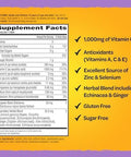 Airborne Elderberry + Zinc & Vitamin C Effervescent Tablets, Immune Support Supplement With Powerful Antioxidant Vitamins A C E, 20 Fizzy Drink Tablets, Elderberry Flavor