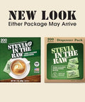 Stevia In The Raw Stevia Sweetener Packets 200 Ct Box 1 Pack Zero Calorie Stevia Sugar Substitute Packets No Erythritol or Artificial Flavors Vegan Gluten Free Kosher Low Glycemic Index