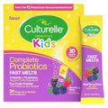 Culturelle Kids Complete Probiotics Fast Melts Mixed Berry Flavor 30 Count Sugar Free Prebiotic Probiotic Powder For Digestive And Immune Health Supports Daily Regularity