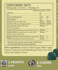 Herbamama Brain Support Gummies â€“ Brain Focus Supplements For Adults With Ashwagandha Bacopa Monnieri Vitamin C & B12 â€“ Vegan Non-Gmo Calming Gummies â€“ 60 Pectin-Based Blueberry-Flavored Chews