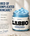 LASSO Copper Peptide Cream with Grass-Fed Beef Tallow (GHK-Cu) ÃƒÂ¢Ã¢â€šÂ¬Ã¢â‚¬Å“ Unscented Face Moisturizer for Women & Men, Hydrating Skin Cream with Manuka Honey, Jojoba Oil & Vitamin E, 2 oz