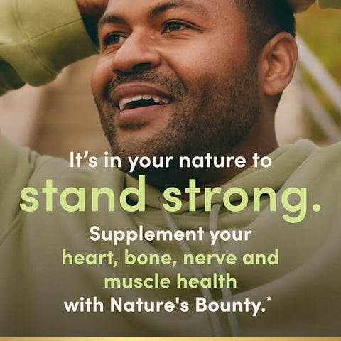 NatureS Bounty Magnesium 400 Mg Softgel Whole Body Support Magnesium Supplements For Men And Women Heart Nerve and Bone Health 75 Softgels (Pack Of 1)