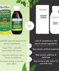 Herbion Naturals Sugar Cough Syrup With Stevia 5 Fl Oz Relieve Cough And Soothes Sore Throat Optimizes Immune For Bronchial & Lung Function