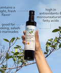 Sky Organics - Organic Extra Virgin Olive Oil, 16.9 fl oz - Cold Pressed & Unfiltered - Bright, Fresh, Authentic Flavor - Sourced from Farmers in Greece - 100% Pure - Kosher - Natural, Vegan, & Soy Free